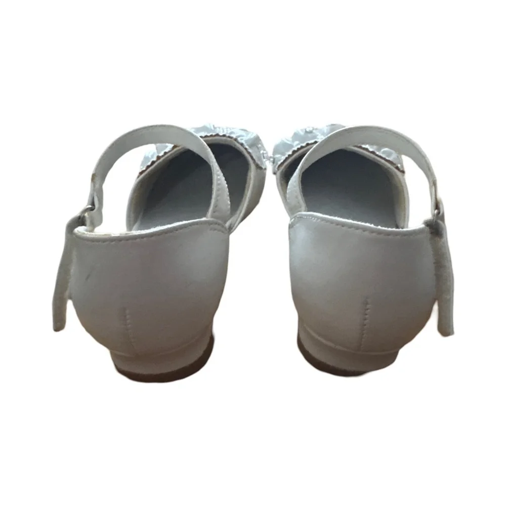 White Velcro strap dress shoes - size 9C